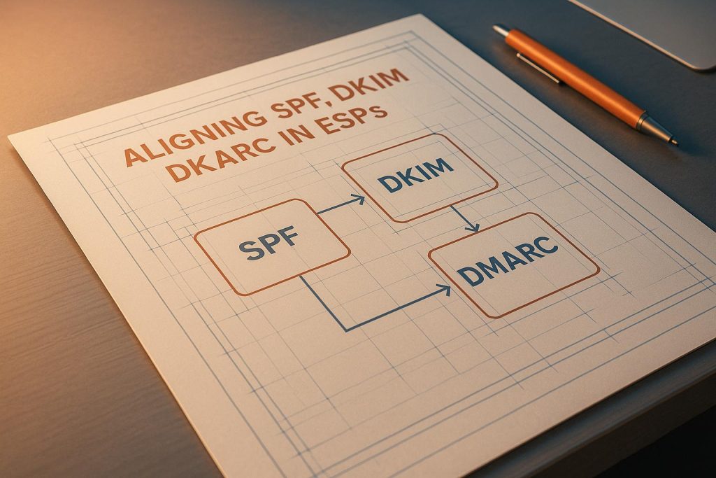 Aligning SPF, DKIM, DMARC in ESPs