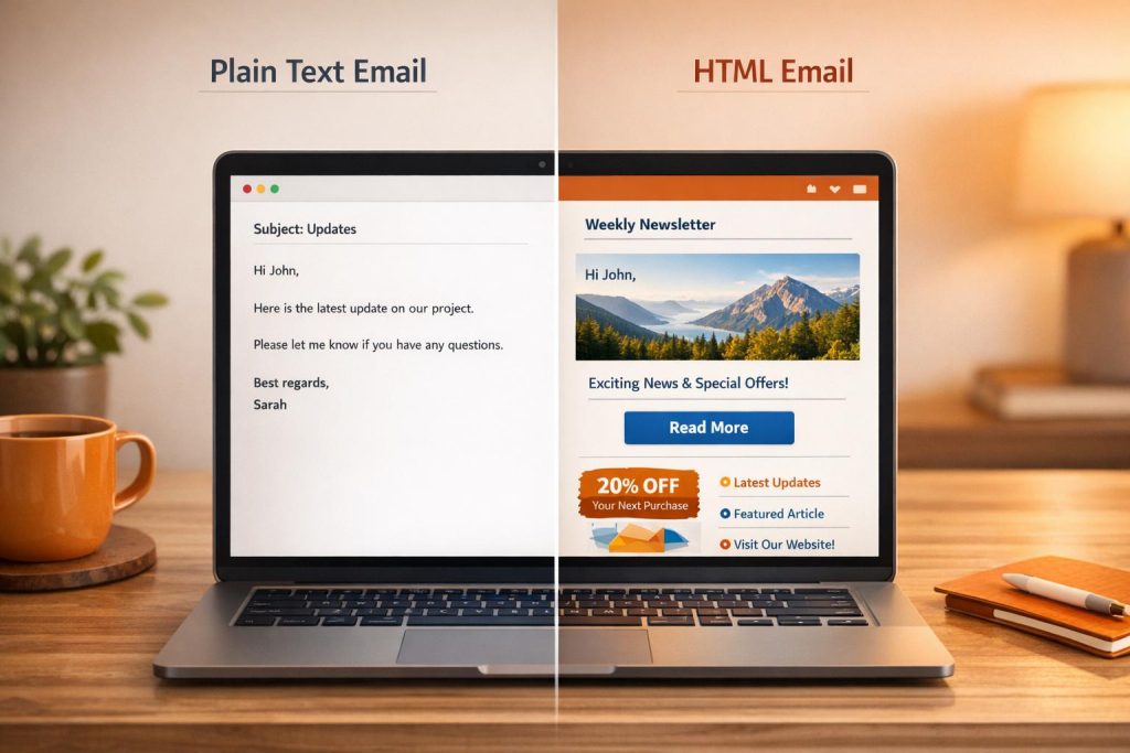 HTML vs. Plain Text Emails: Deliverability Impact